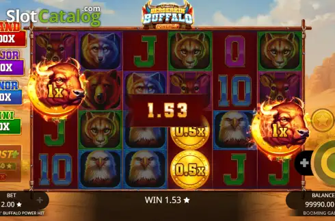 Скрин3. Berserkin' Buffalo Power Hit слот