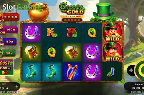 Скрин2. Greedy for Gold: Hold and Win слот