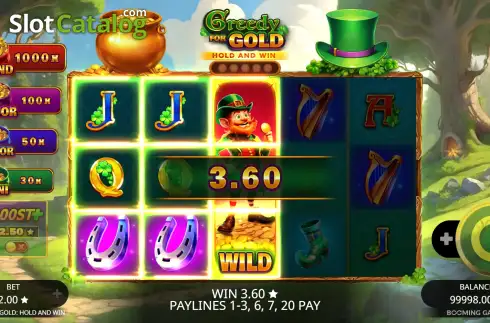 Скрин3. Greedy for Gold: Hold and Win слот