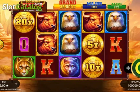 Скрин2. Booming Buffalo Hold and Win Extreme 25,000 слот