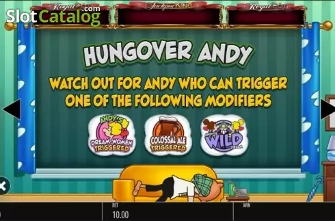 Скрин8. Andy Capp Jackpot King слот