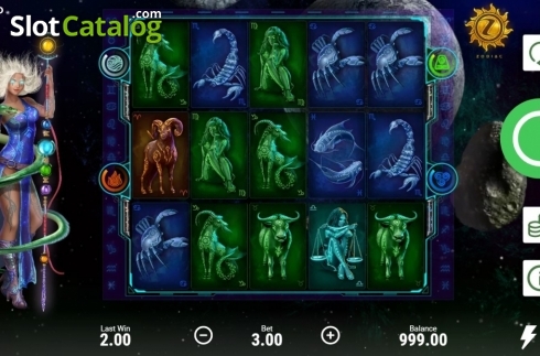 Скрин3. Zodiac (Booongo) слот