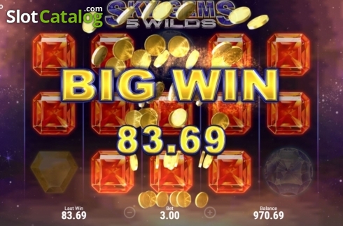 Скрин5. Sky Gems: 5 Wilds слот