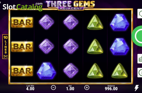 Скрин3. Three Gems слот