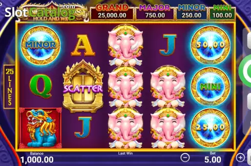 Скрин3. Ganesha Boost Hold and Win слот