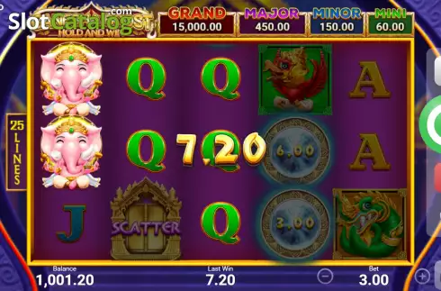 Скрин4. Ganesha Boost Hold and Win слот
