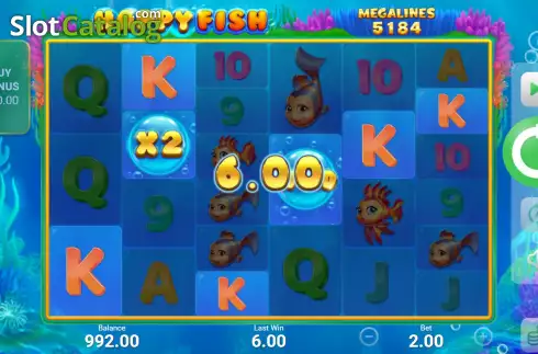 Скрин4. Happy Fish (Booongo) слот