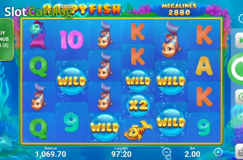 Скрин6. Happy Fish (Booongo) слот