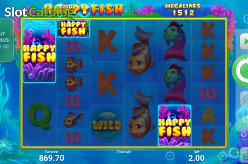 Скрин7. Happy Fish (Booongo) слот