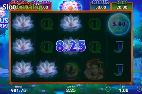 Скрин6. Lotus Charm слот