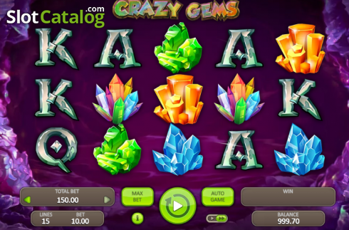 Скрин2. Crazy Gems (Booongo) слот