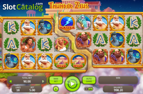 Скрин2. Thunder Zeus слот