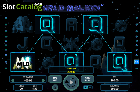 Скрин3. Wild Galaxy слот