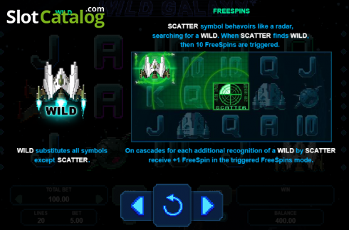 Скрин6. Wild Galaxy слот
