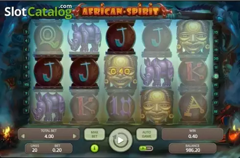 Скрин4. African Spirit (Booongo) слот