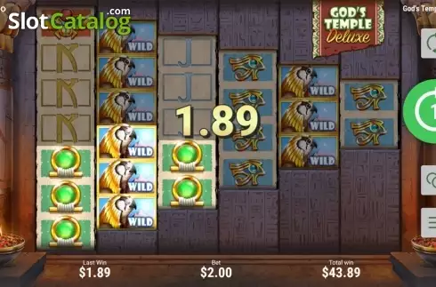 Скрин5. God's Temple Deluxe слот