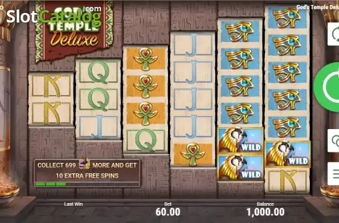 Скрин2. God's Temple Deluxe слот