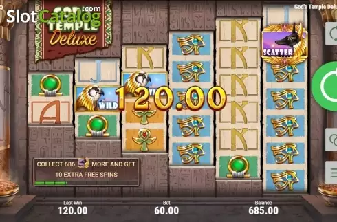 Скрин7. God's Temple Deluxe слот
