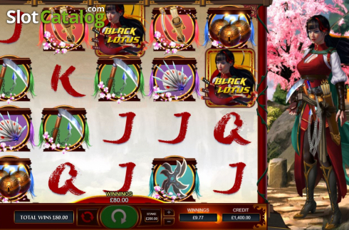 Скрин4. Black Lotus (Bulletproof Games) слот