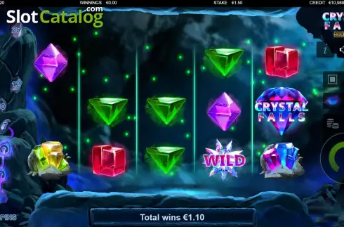 Скрин5. Crystal Falls Multimax слот