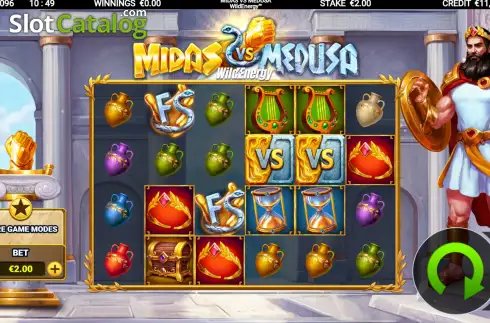 Скрин2. Midas VS Medusa слот