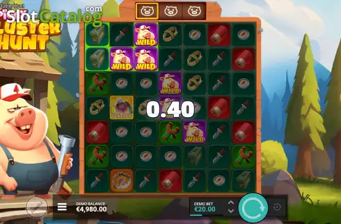 Скрин4. Piggy Cluster Hunt слот