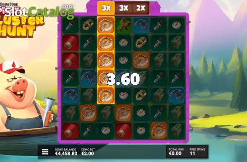 Скрин7. Piggy Cluster Hunt слот