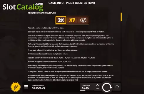 Скрин9. Piggy Cluster Hunt слот