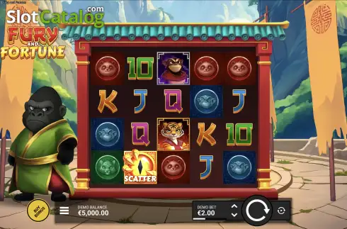 Скрин3. Fury and Fortune слот