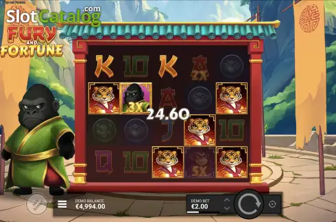 Скрин4. Fury and Fortune слот