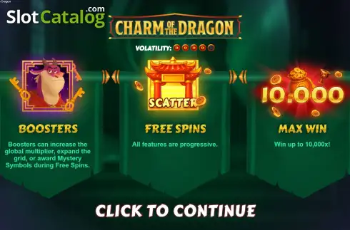 Скрин2. Charm of the Dragon слот