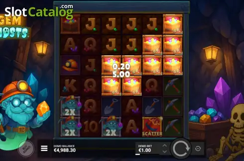 Скрин4. Gem Ghosts слот