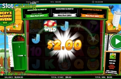 Скрин3. Luckys Jackpot Tavern слот