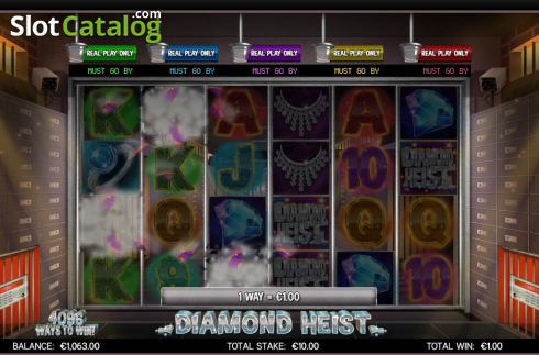 Скрин4. Diamond Heist слот