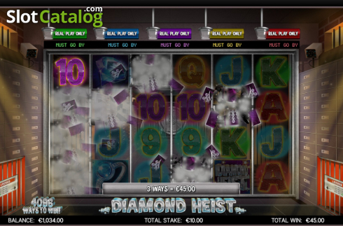 Скрин5. Diamond Heist слот