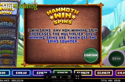 Скрин2. Mammoth (CORE Gaming) слот