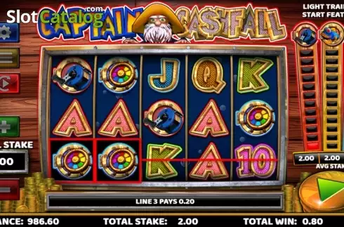Скрин3. Captain Cashfall слот
