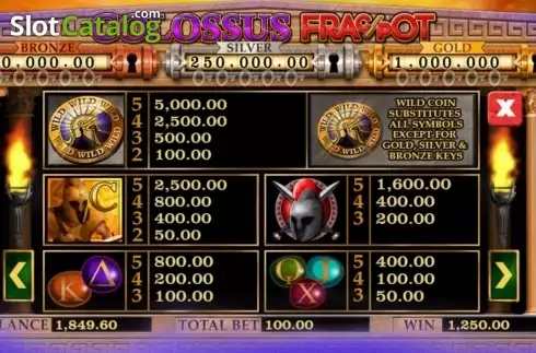 Скрин2. Colossus Fracpot слот