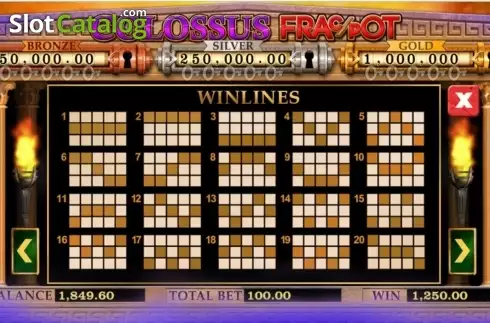 Скрин3. Colossus Fracpot слот