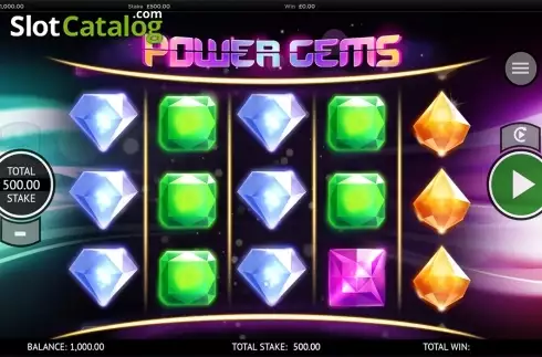 Скрин2. Power Gems (CORE Gaming) слот