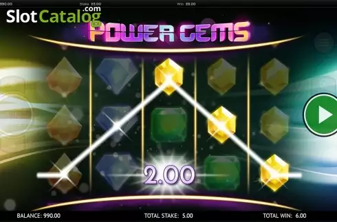 Скрин3. Power Gems (CORE Gaming) слот