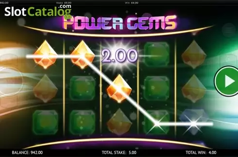 Скрин9. Power Gems (CORE Gaming) слот