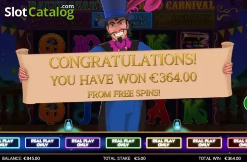 Скрин8. Balthazar's Wild Carnival слот