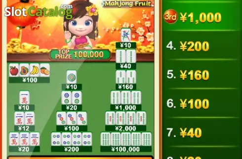 Скрин2. Mahjong Fruit слот