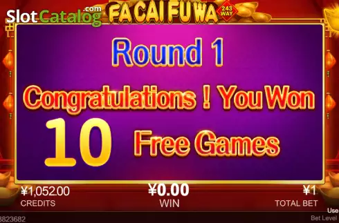 Скрин7. Fa Cai Fu Wa слот