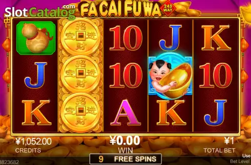 Скрин8. Fa Cai Fu Wa слот