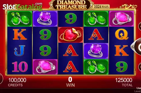 Скрин2. Diamond Treasure слот