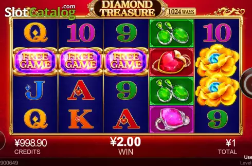 Скрин3. Diamond Treasure слот