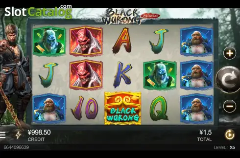 Скрин2. Black Wukong слот
