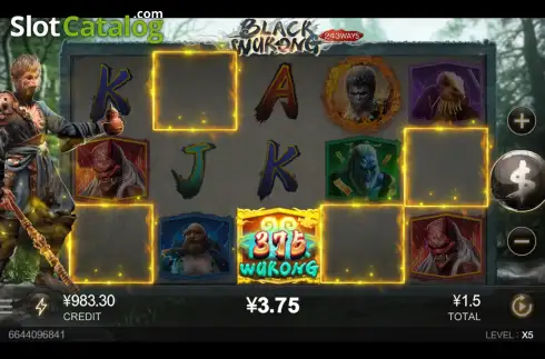 Скрин3. Black Wukong слот